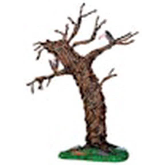 Lemax Halloween Spooky Town Twisted Vulture Tree Retired Village House