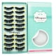 thumbnail image 3 of Fiudx Pestañas Glamorosas, Pestañas Postizas Largas y Rizadas, Pestañas Reutilizables En Tira Completa, Ideales Selfies En Boda, Amantes En La Belleza, Paquete En 10 Pares, Color Negro., 3 of 3