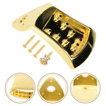 GOOHOCHY Premium Musical Instrument Parts Mandolin Metal Tailpiece Golden