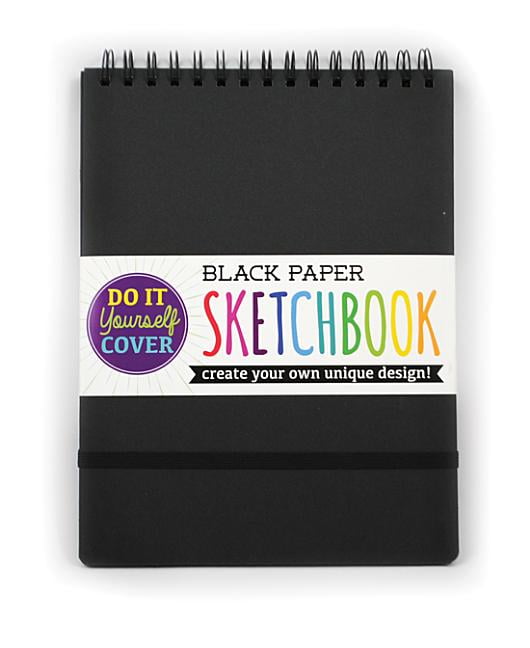DIY Sketchbook - Large - Black (Hardcover) - Walmart.com - Walmart.com
