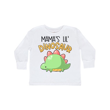 

Inktastic Mama s Lil Dinosaur with Cute Stegosaurus Gift Toddler Boy or Toddler Girl Long Sleeve T-Shirt