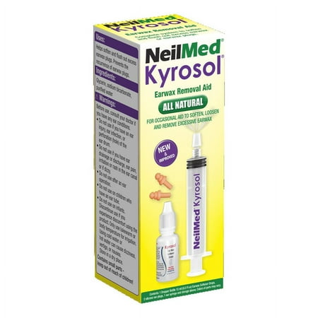 Squip NeilMed Kyrosol Earwax Removal Aid 5 Piece Kit