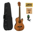 thumbnail image 1 of Oscar Schmidt OU55CE Acoustic/Electric Baritone Ukulele, All Koa, Grover Tuners,w/Soft Case, Tuner, Strings & PC, OU55CE SCASE, 1 of 9