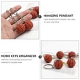 thumbnail image 2 of 10pcs Personalidad Llavero Anillos Encantador Baloncesto Diseño Llavero Organizador Key Play, 2 of 5