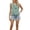 Green, variant on Summer Casual Round Neck Hollow Out Ruffle Sleeveless Tank Top Blouse T Shirt Back Support