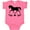 Hot Pink, variant on Inktastic Horse for Girls Girls Baby Bodysuit
