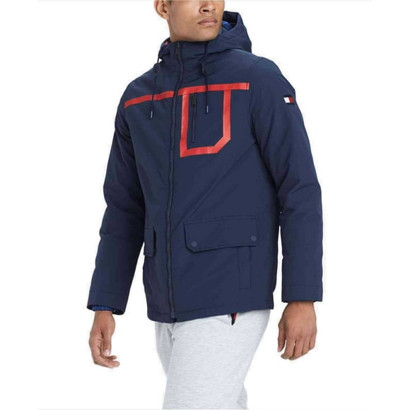 Tommy Hilfiger Men’s Summerfield Coats, Dark Blue, X-Large