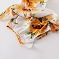 thumbnail image 4 of Mother Daughter Matching Dresses Mom Daughter Baby Sleeveless Sunflower Pattern Straps Dress Jumpsuit Set Holiday Travel Family Outfit White 3-6M, 4 of 4