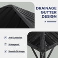 thumbnail image 6 of UDPATIO 10'x10' Hardtop Gazebo, Galvanized Steel Roof, Permanent Metal Gazebo for Garden, Outdoor Dining Parties, Grey, 6 of 6