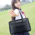 thumbnail image 4 of unbranded 1Ud Bolso Escolar Negro De PU Con Simple Y Cómodo Para Transporte Y Almacenamiento, 4 of 6
