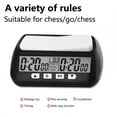 YS902 Chess Timer Go Competition Chess Clock (Black English Version