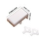 thumbnail image 3 of Cerradura de acero inoxidable para ventanas | Cerradura ajustable para puertas corredizas con dispositivo de seguridad infantil | Instalación sin taladros | Revestimiento de goma resistente a, 3 of 5