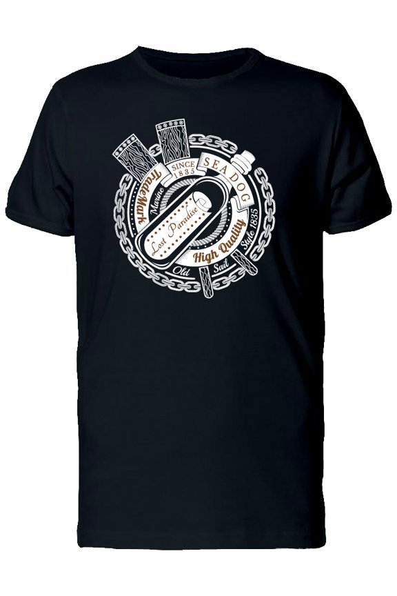Lost Paradise Seadog 1835 Logo Tee Men's -Image by Shutterstock