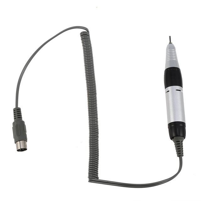 Fugacal pieza mano taladrar uas Electric Nail Art Drill Handle Handpiece Manicure Pedicure Herramientas Accesorios Negro Fugacal No se aplica