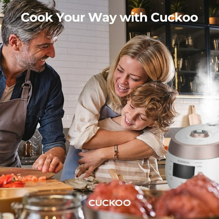 CUCKOO ELECTRONICS - Cuckoo 6 cup Twin Pressure Heating Plate Rice Cooker & Warmer CRP-RT0609FW - White