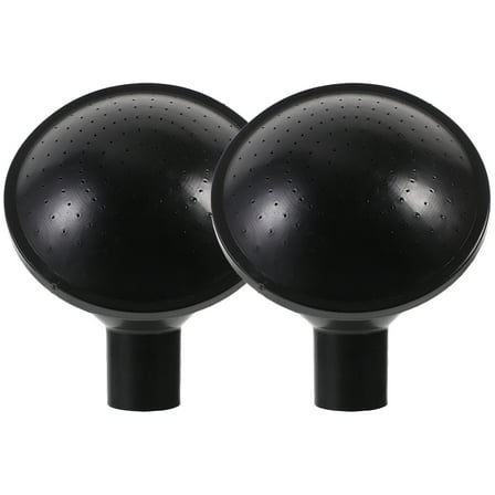CATIEBYE 2-Pack Black Plastic Water Can Sprinkler for Household Gardening and Outdoor Plant Care
