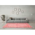thumbnail image 3 of Ahgly Company Indoor Square Medallion Red Traditional Area Rugs, 4' Square, 3 of 4