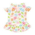 thumbnail image 2 of PRETXORVE Ice Silk Pet Floral Dress Cats and Dog Jumpsuit Summer Floral Fresh Cats Clothes, 2 of 6
