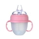 thumbnail image 1 of Botella de agua para bebé de 150 ml / 5 oz con leche de boca ancha con pajita, 1 of 8