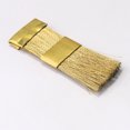 thumbnail image 4 of Copper Wire Nail Drill Brushes for Cleaning Use Golden Color Ergonomically Designed 1 Pc, 4 of 9