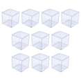 thumbnail image 2 of 10 X Mini Estuche de Exposición Acrílico Caja de Dulces Duradera a Prueba de Polvo Almacenamiento Multiusos Cubo Organizador Transparente para Juguete 33x33x33 cm, 2 of 8