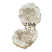 Crystal Geode Box, Valentines Day Unique Box For Proposal and Wedding, Agate Natural Geode Jewelry Box R
