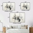 thumbnail image 4 of Designart Abstract Suprematism framed wall art decor, Abstract Suprematism framed wall Art, Beige Grey Suprematism Silent consistency I , Extra large Modern black framed wall art, black frame, 4 of 5