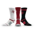 thumbnail image 3 of Unisex Strideline Texas A&M Aggies Premium Knit Crew Socks Three-Pack, 3 of 3