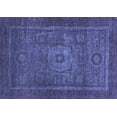 thumbnail image 1 of Ahgly Company Indoor Rectangle Abstract Blue Modern Area Rugs, 3' x 5', 1 of 4