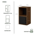 thumbnail image 3 of MORU Buró ZAWA Latte Mesita de Noche Muebles para recamara Moderno Estilo Minimalista, 3 of 9