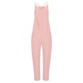 thumbnail image 5 of frariair ​Adjustable Denim-Look Jumpsuits – Moisture-Wicking Summer Casual Outfits​ Pink, 5 of 6