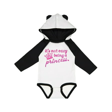 

Inktastic It s Not Easy Being a Princess Gift Baby Girl Long Sleeve Bodysuit