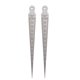 thumbnail image 1 of Medidor de inspección de soldadura 2pcs Medidor de soldadura métrica cónico Medidor de acero inoxidable Medidor de soldadura cónica de 0-15 mm (astilla, estilo grueso, estilo delgado), 1 of 3