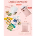 thumbnail image 5 of BTEPSGA 3PCS Wet Dry Bags, Waterproof Washable Travel Bags, Beach, Pool, Gym Bag for Swimsuits & Wet Clothes with 2 Pockets, 5 of 7