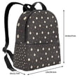 thumbnail image 4 of Lsque Funny Chicken Pattern Backpack – School Travel Canvas Daypack with Ergonomic Padded Straps, Multiple Compartments & Leather Handle, 4 of 5