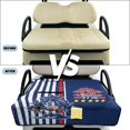 thumbnail image 5 of Pzuqiu American Patriotic Palm Print Quilted Golf Cart Seat Cover | 4 Pockets Non Slip 2-Person Universal Fit Protector for Golfers, 5 of 7