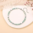 thumbnail image 3 of Amazonite Colorful Imperial Jasper Stainless Steel Beads Bracelets, Graduation Mothers Day Christmas Birthday Gifts for Her Women, 3 of 6