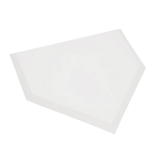 Champion Sports-96 Heavy-Duty Rubber Home Plate, White 16" x 17" x 1"