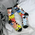 thumbnail image 5 of KLL Funny Cats Print Cool Socks Men's Women's Crew Socks Funny Crazy Novelty Stockings, 5 of 6
