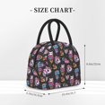 thumbnail image 2 of Fotbe Rainbow Unicorn And Cat Icecream Pattern Lunch Bag, Insulated Lunch Box, Small Leakproof Cooler Food Lunch Containers Reusable High Capacity Lunch Tote Bags for Work, Travel, Outdoor, 2 of 6