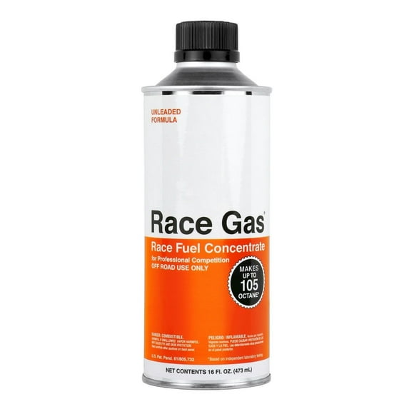 Race Gas Booster Octane 100016 Bouteille de 16 Onces; Simple