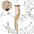 thumbnail image 1 of HZKAICUN Outdoor Wind Chimes, 90cm Memorial Wind Chimes with Hooks, 18 Aluminum Alloy Tubes Wind Bell with Wood Design, Gift for Garden Backyard Home Decor, 1 of 9