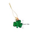 thumbnail image 3 of 12 piezas de decoraciones para el árbol del día de San Valentín Día de San Patricio Patio trasero Jardín Trébol Buena suerte Trébol Adorno Ropa, zapatos y accesorios Miscelánea de color verde oscuro Qarigey AP008830-01B, 3 of 6