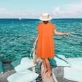 thumbnail image 4 of Surf Microfiber Bathrobe with Hood, Quick-Dry Beach and Swimming Changing Towel, Unisex Lightweight Absorbent Robe, 4 of 10