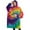 Colorful Tie Dye-1, variant on Oversized Wearable Blanket Hoodie,Colorful Tie Dye Pattern Sherpa Blanket Hoodie with Super Pockets,Super Warm Fuzzy Pullover for Women & Men