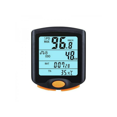 ESOLOM Mountain Bike Riding Code Table Four-screen Display With Luminous Bicycle Speedometer Bicycle Odometer Speed Alarm Stopwatch Multi-Function (Best Mountain Bike Gps Computer)