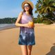 thumbnail image 3 of Balery lighthouse Waves Torrential Rain Vestidos de verano para mujer con estampado: vestido holgado sin mangas, vestido playero informal y cómodo para días calurosos., 3 of 7