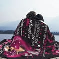 thumbnail image 4 of WERTY Happy 50th Birthday Blanket 50th Throw Blankets for Women Mom Wife Grandmother Coworker Boss Turning 50th Birthday Gifts, Warm Plush Blanket Soft Cozy Flannel Fleece Blanket 60x50 Inch, 4 of 6