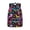 Colorful Dinosaur Skeleton Design, variant on Cute Everyday Backpack with Witchy Dinosaur Magic Pattern - Great for School, Campus and Daily Commute