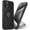 thumbnail image 1 of Funda de teléfono VAUSERDY para iPhone 12 Pro Max con soporte magnético de piel, 1 of 7